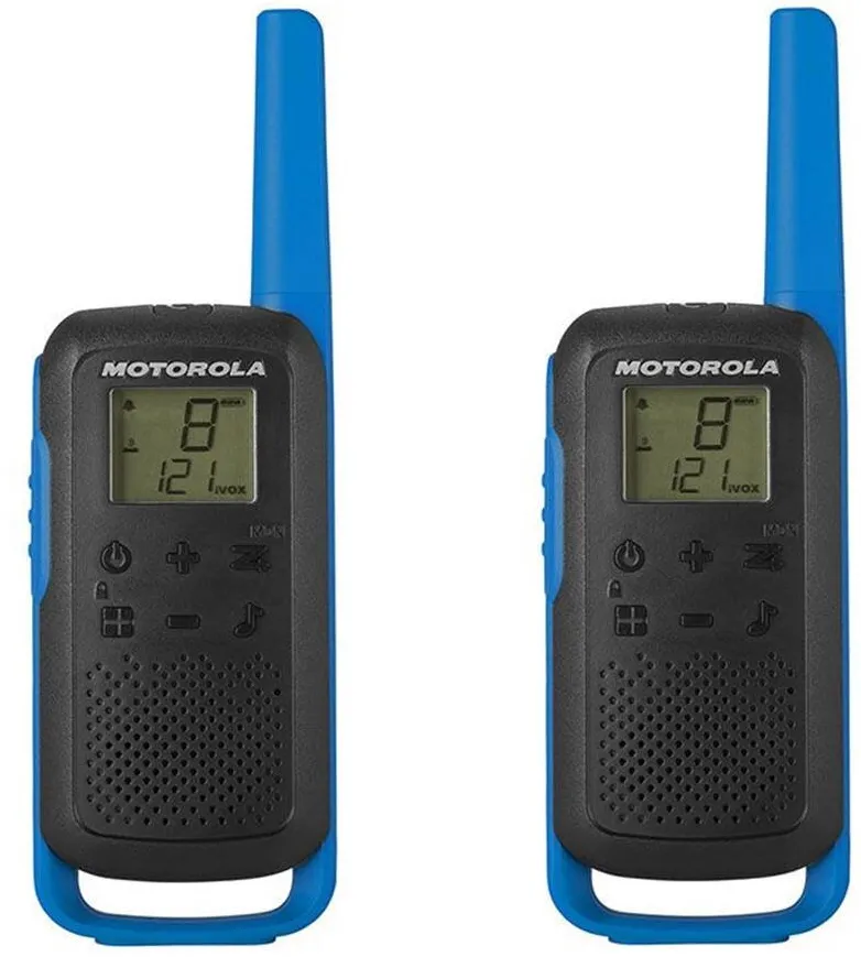 MOTOROLA Set de 2 statii de Emisie-Receptie Motorola, Talkabout Profesional, incarcator albastru