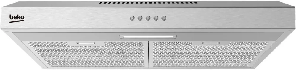 BEKO Hota traditionala Beko HNS61222NAX, 201 mc/h, 3 trepte de viteza, Argintiu