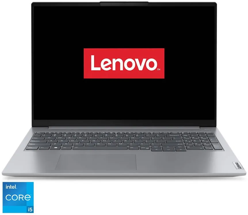 Laptop Lenovo Laptop Lenovo Thinkbook 16 G6 IRL cu procesor Intel® Core™ i5-13420H pana la 4.6GHz, 16" WUXGA, IPS, 32GB DDR5 RAM, 1TB SSD, Intel® UHD Graphics, No OS, Arctic Grey, 3y on-site Premium Care