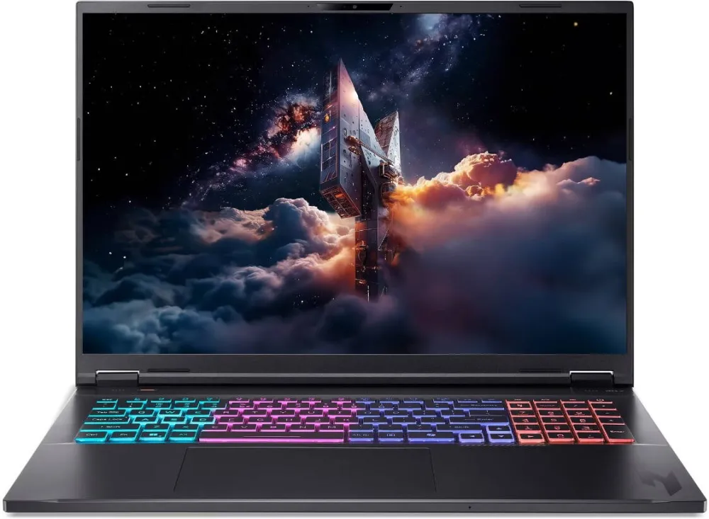 Laptop Acer Nitro 18 AI AN18-61-R565 cu procesor AMD Ryzen™ AI 5 340 pana la 4.8GHz, 18", WUXGA, IPS, 165Hz, 16GB DDR5 RAM, 1TB SSD, NVIDIA® GeForce RTX™ 5050 8GB GDDR7, No OS, Obsidian Black