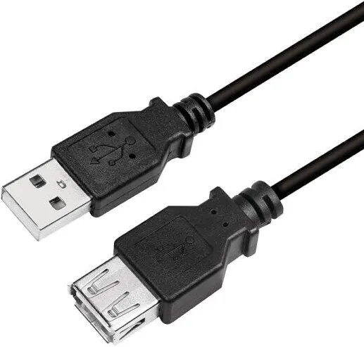 Logilink Cablu de date, LogiLink, Tip USB-A, 2m, Negru