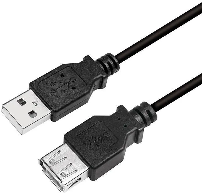 Logilink Cablu USB LOGILINK prelungitor, USB 2.0 (T) la USB 2.0 (M), 3m, negru