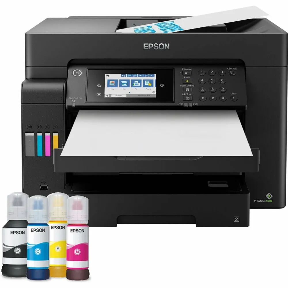 Imprimanta multifunctionala Epson Imprimanta multifunctionala Epson, 25 ppm, Wi-Fi, neagra, 500x500x500mm