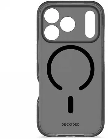 Decoded Carcasa Decoded DropTec Transparent Backcover cu MagSafe compatibila cu iPhone 17 Pro, Negru