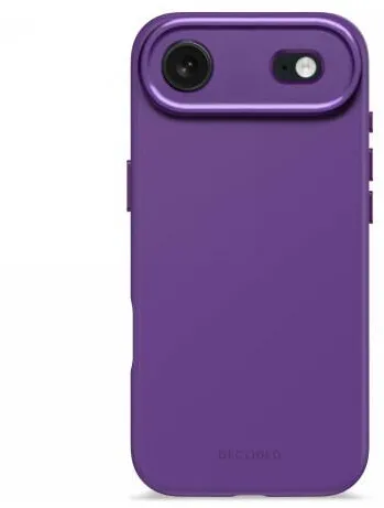 Decoded Carcasa Decoded AntiMicrobial Silicone Backcover cu MagSafe compatibila cu iPhone 17 Air, Mov
