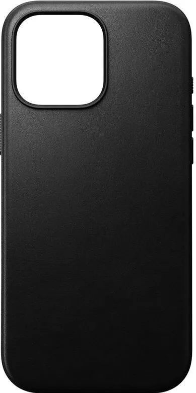 Husa protectie Nomad Modern Leather MagSafe negru iPhone 16 Pro Max