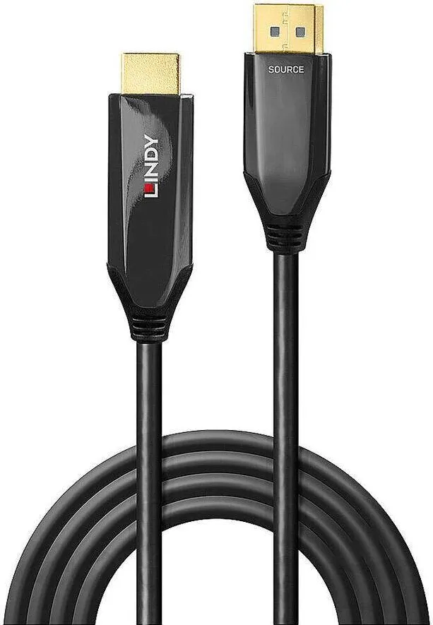 Adaptor Lindy DisplayPort an HDMI 8K60 Adapter 1m
