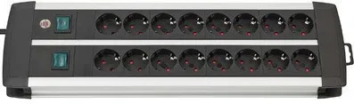 Prelungitor Brennenstuhl Premium-Duo-Alu-Line 2x8x 3m