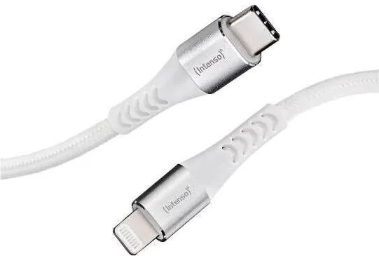 Accesoriu Retea Intenso Cablu Intenso USB-A la Lightning, 1,5m, Alb