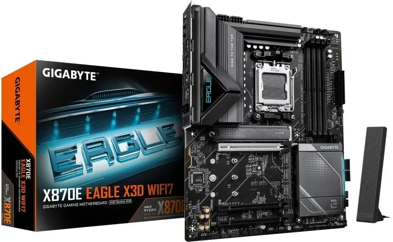 Placa de baza GIGABYTE X870E EAGLE X3D WIFI7 ATX AM5