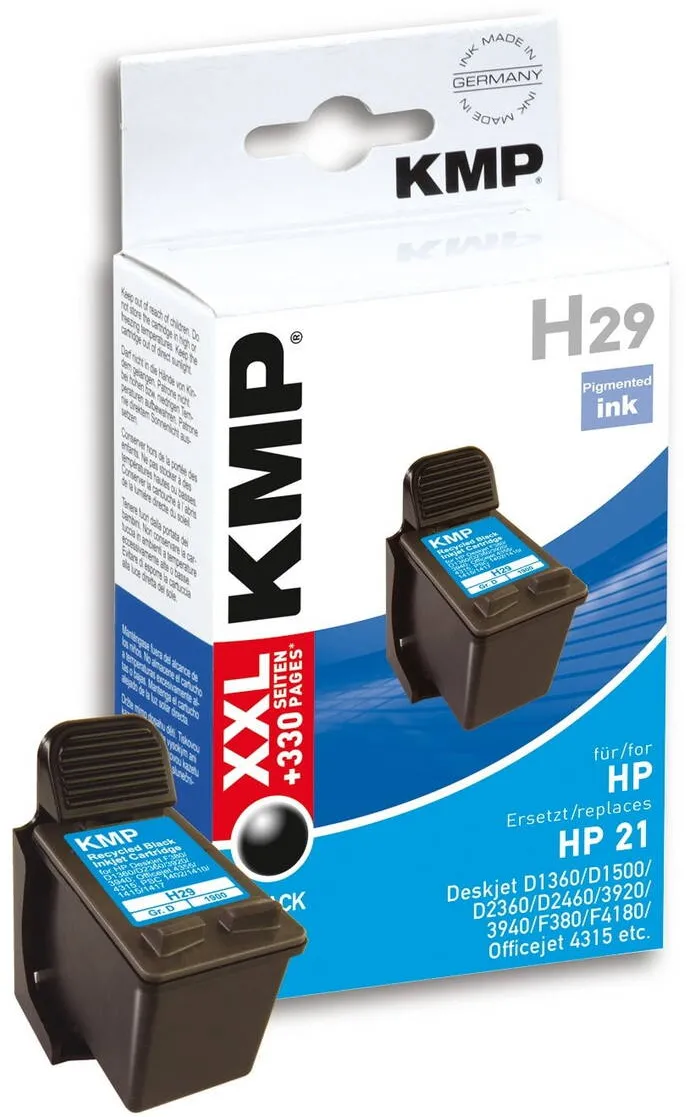 Cartus Imprimanta KMP Cerneala cartus imprimanta, KMP, Compatibil cu HP/Inkjet, Negru