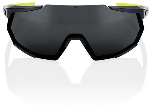 100% Ochelari de soare 100% Racetrap 3.0, negru lucios, lentile Ultra HD, 100% protectie UV