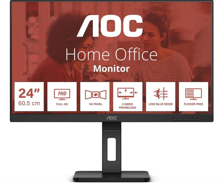 Monitor AOC 24E3QAF Essential 24" WLED Full HD 75Hz