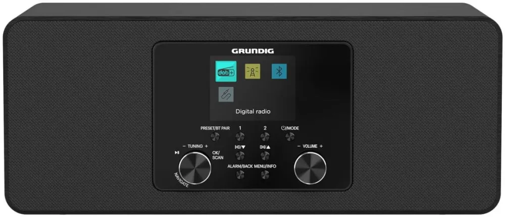 GRUNDIG Radio portabil Grundig DTR 5100, DAB+, 2.0 stereo, negru