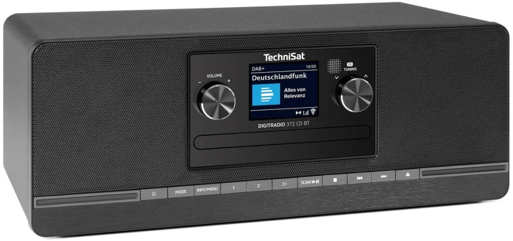 TechniSat Radio digital stereo TechniSat DIGITRADIO 372 CD BT, DAB+, Bluetooth, negru