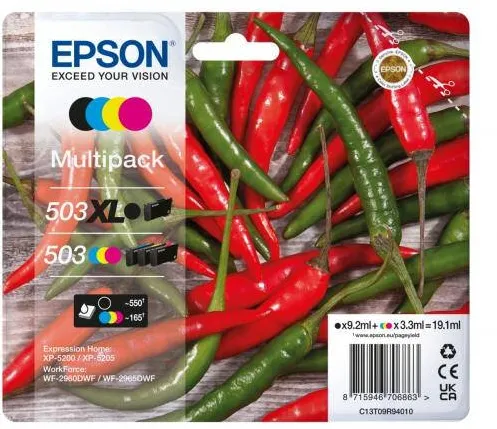 Cartus Imprimanta Epson C13T09R94010 Black, Cyan, Magenta, Yellow