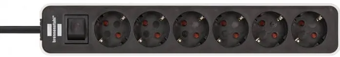 Prelungitor Brennenstuhl Ecolor 6x Alb/Negru