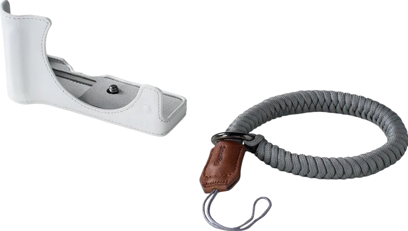 Kit husa din piele SmallRig 5431 pentru Canon EOS R50 V alb