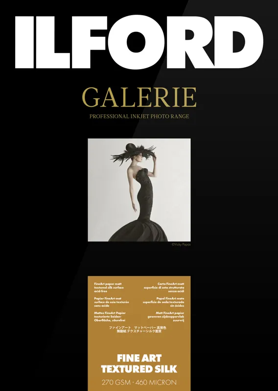 Hartie Foto Ilford Ilford Galerie Fine Art Textured Silk 270g 13x18cm 50 sheets