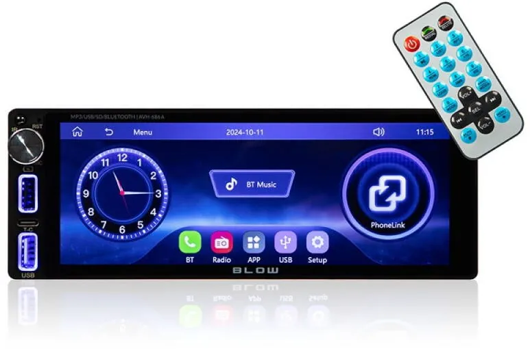 Player Auto Blow Car Radio AVH-686A 1DIN 7 inch RDS MP3/USB/micro SD/BLUETOOTH