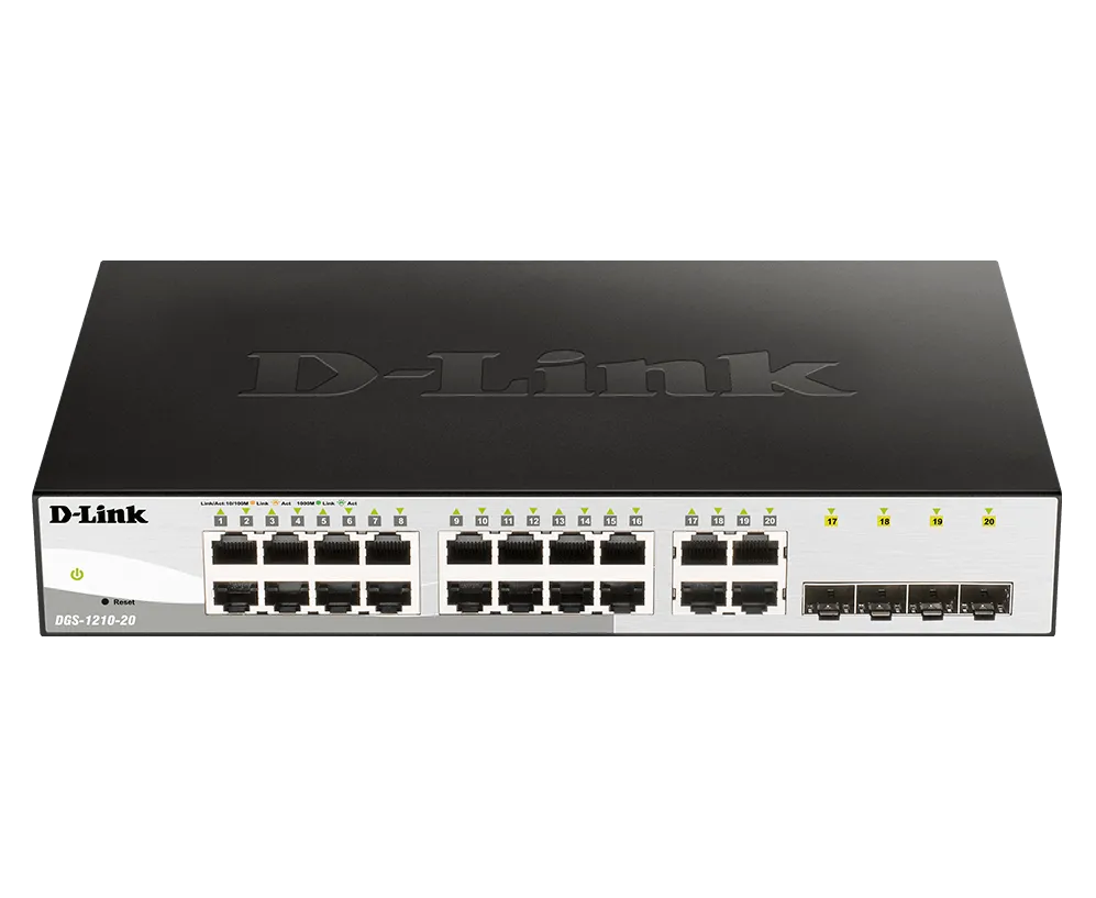 Switch D-Link 16 10/100/1000 Base-T port with 4 x 1000Base