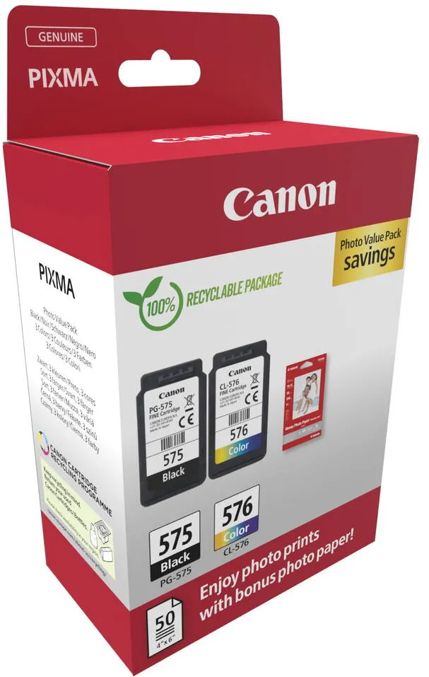 Cartus Imprimanta Canon PG-575 / CL-576 Photo Value Pack