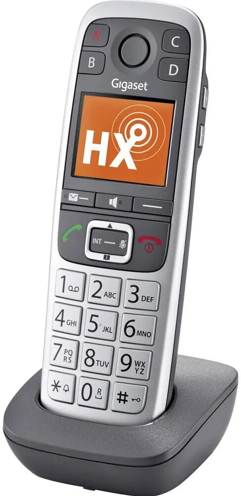 Telefon Fix Gigaset Telefon fara fir DECT Gigaset E560HX, Speaker Argintiu