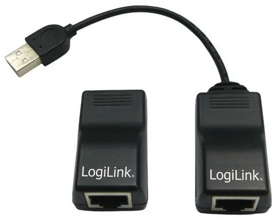 Cablu Logilink UA0021D Extender USB prin cablu RJ-45, USB A tata la USB A mama, pana la 60m