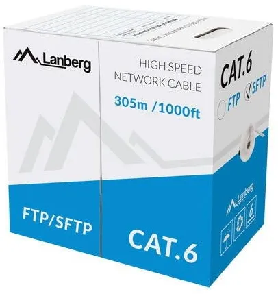 Accesoriu Retea LANBERG Cablu UTP, Lanberg, Cat 6, 305,0m