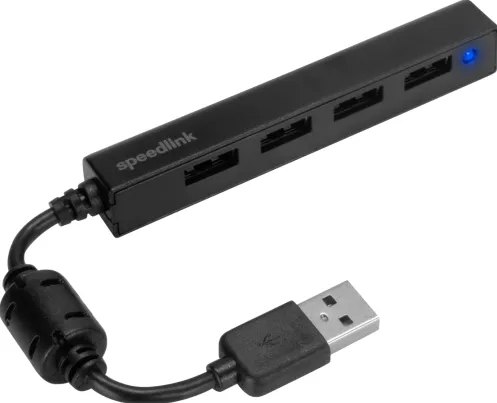 Hub USB SpeedLink SL-140000, 4x USB 2.0, Black