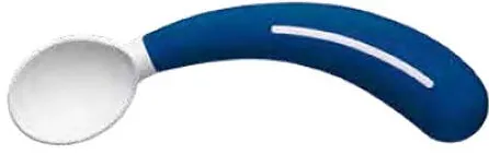 SUNDO Safety bent right-handed spoon for children