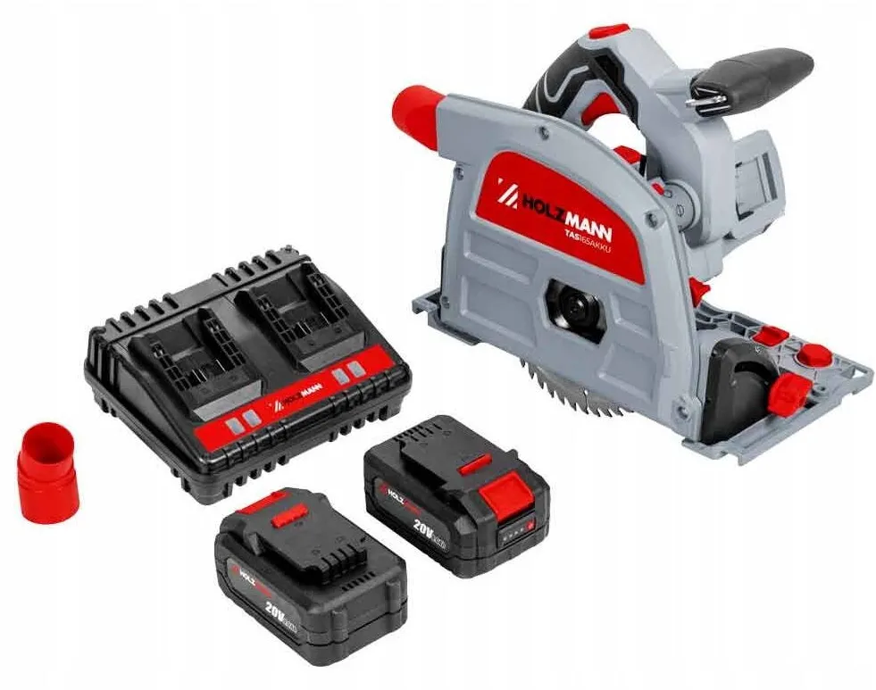 Holzmann Maschinen Fierastrau electric, Holzmann, TAS165AKKU, 2 acumulatori, 40 V, 305x70x290 mm