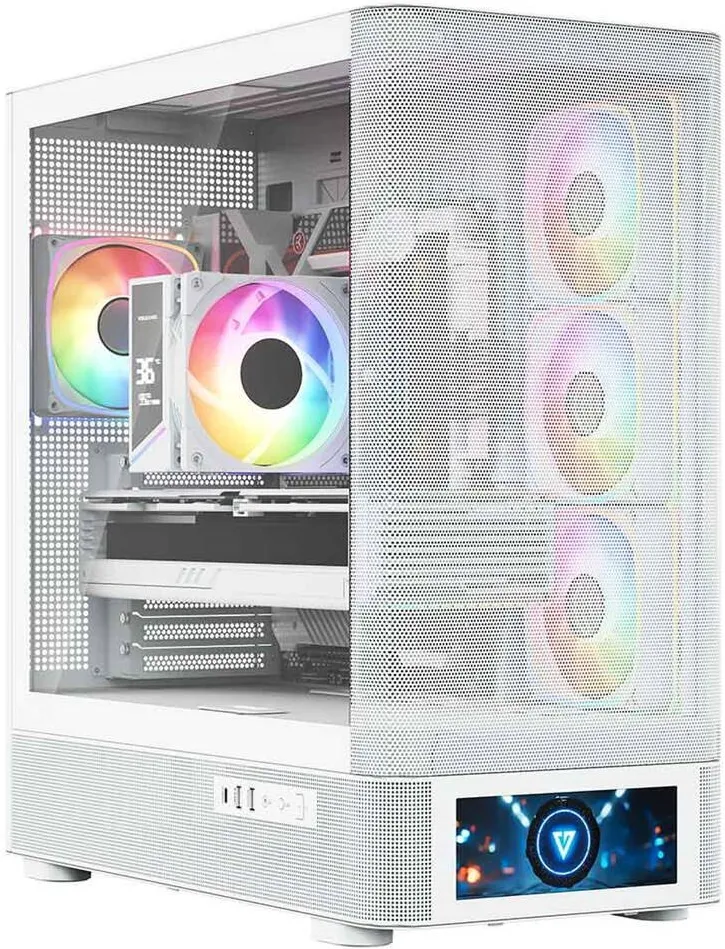 Carcasa PC Modecom Carcasa Modecom Volcano Volcano AQ500 ARGB Midi White