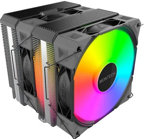Cooler Montech Cooler procesor Intel/AMD Montech NX600 ARGB Negru