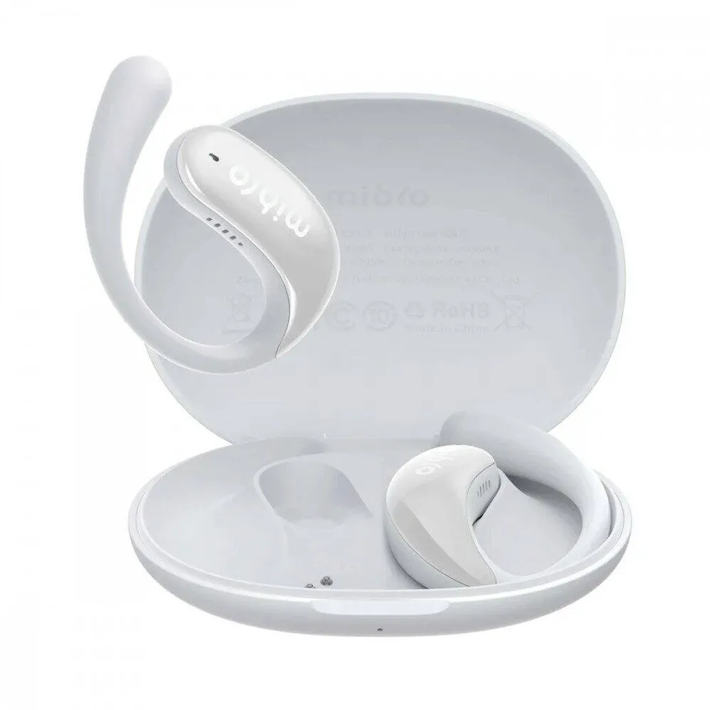 Casti Bluetooth Mibro Mibro OpenEar, alb, rezistente la apa IPX4, autonomie 30 ore