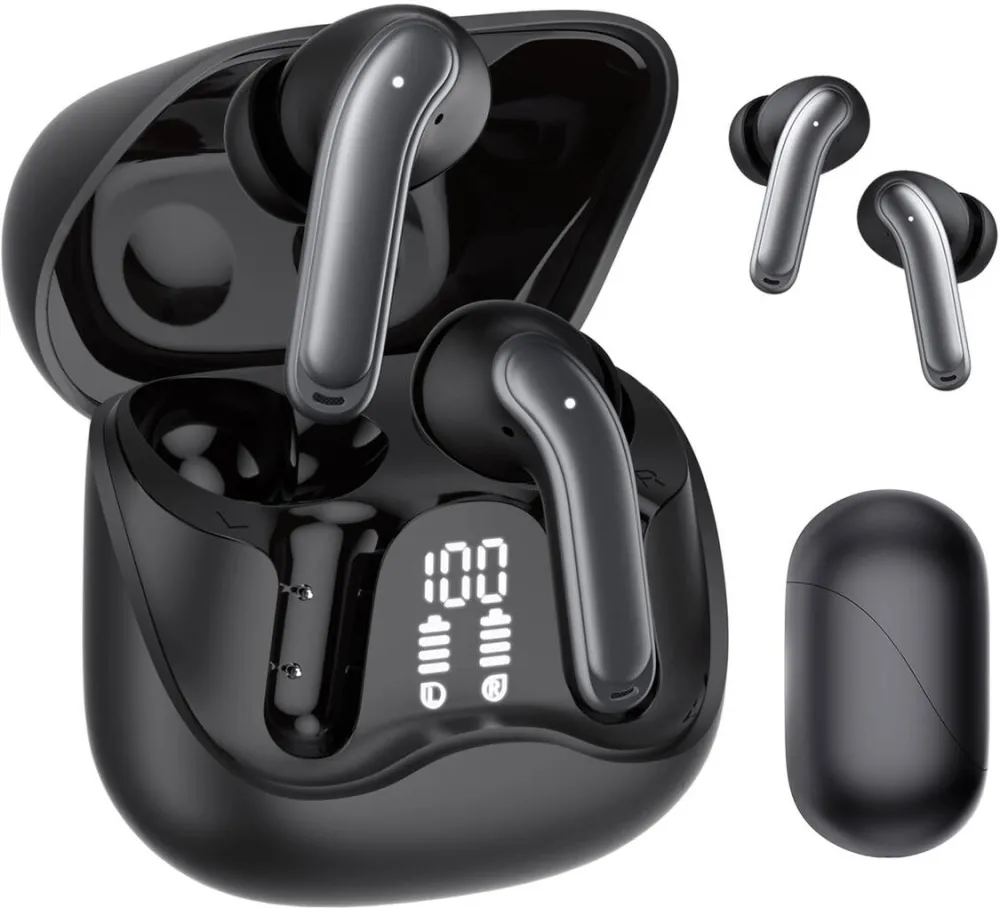 Casti bluetooth AUDIOCORE AC591 PRO ANC hibrid 33 ore autonomie