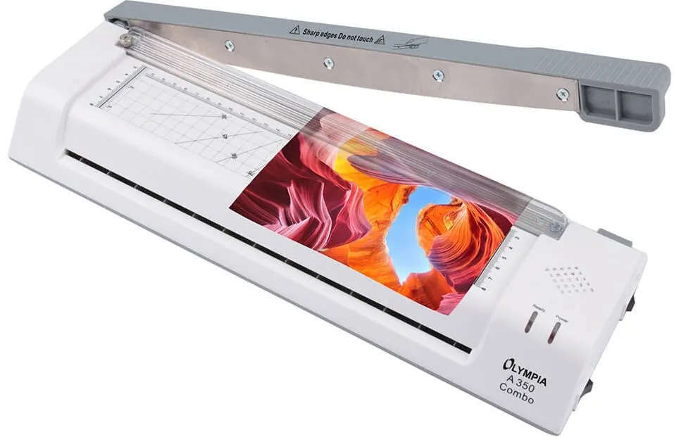 OLYMPIA Laminator si ghilotina, A350 Combo
