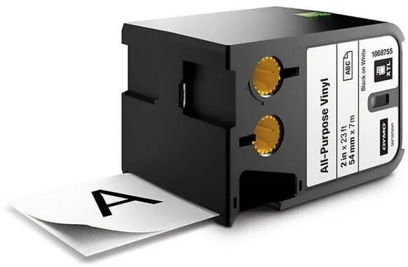 Consumabil Termic Dymo XTL Vinyl 54mmx7.0m Negru->Alb
