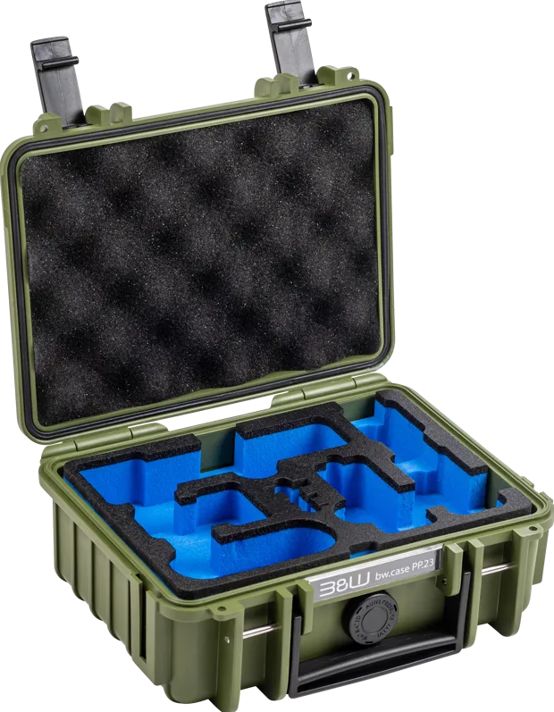 BW Cases Type 500 for DJI Osmo Pocket 3 Creator Combo, Bronze-green