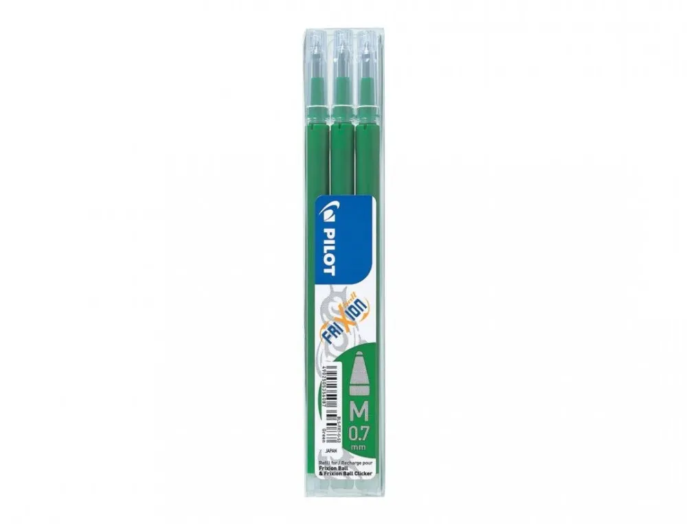 Pilot Rezerva Roller Pilot Frixion, 0,7mm, 3buc/set - Verde