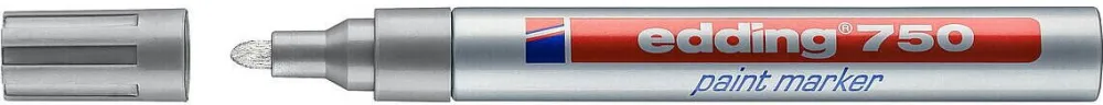 Edding Marker, Edding, 2-4 mm, Argintiu