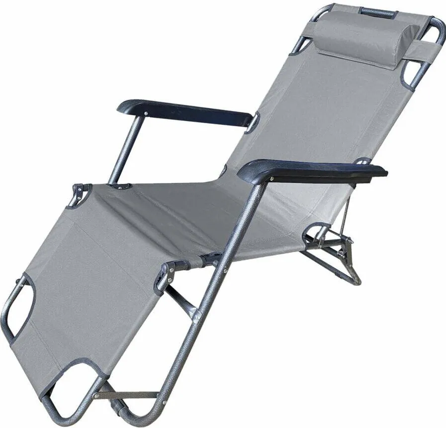 HEINNER Sezlong gri 153X60X79CM
