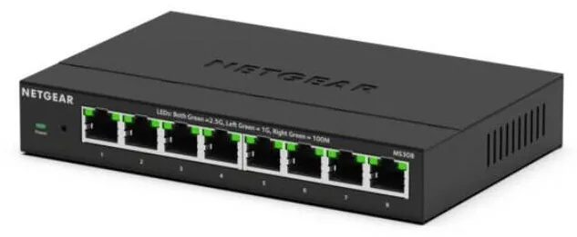 Switch Netgear MS308, (black)