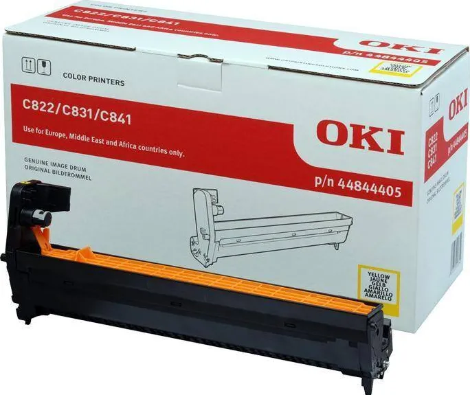 Drum OKI yellow EP-CART-C831/C841 cod 44844405; compatibil cu C822/C831/C841/C831DM, capacitate 30k pag
