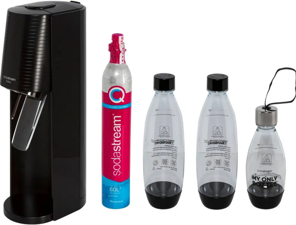 SodaStream Terra Promo Pack with 3 Bottlesn