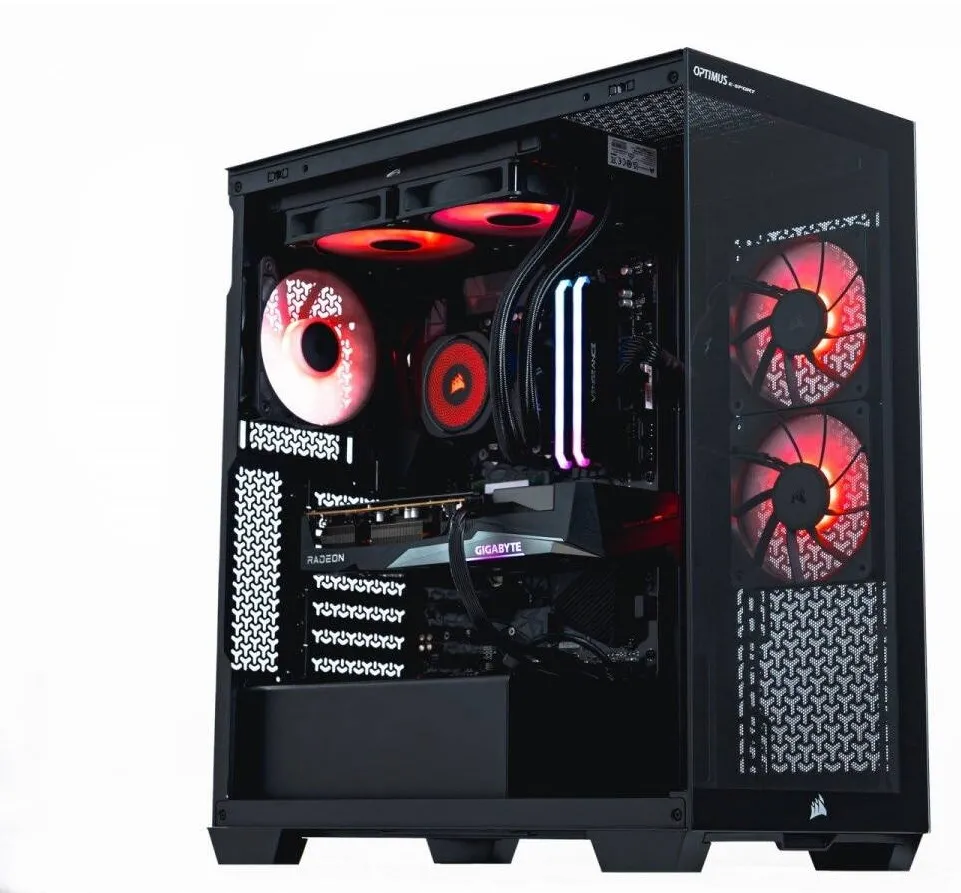 Sistem desktop OPTIMUS GB550T-CR5 Ryzen 7 5800X, 16GB, 1TB, RX 7600 GAMING OC 8G