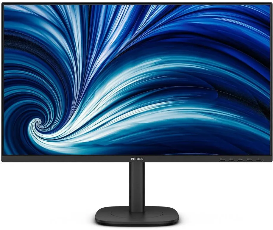 Monitor Philips Monitor LED Philips 27B2U3601/00, 27", QHD (2560 x 1440), IPS, 120Hz, Boxe Stereo, RJ-45, USB-C, Negru