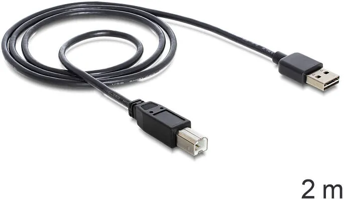 DELOCK 83359, EASY-USB - USB cable - USB Type B to USB - 2 m