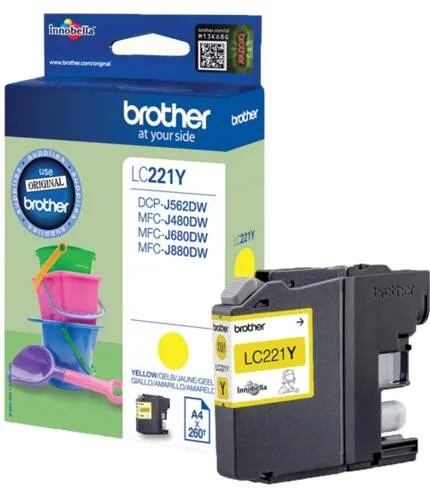 Cartus Imprimanta Brother LC-221Y Galben