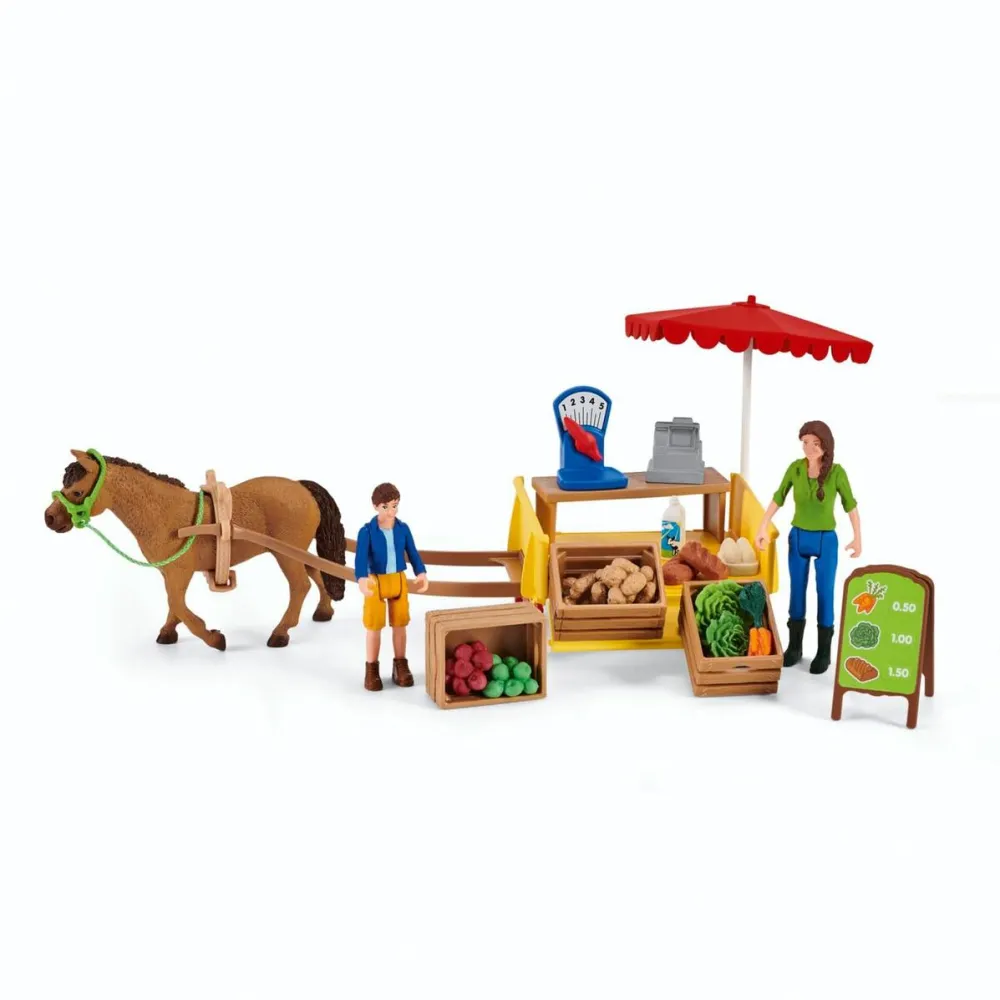 Schleich Jucarie Farm World 42528 Mobile Farm Stand